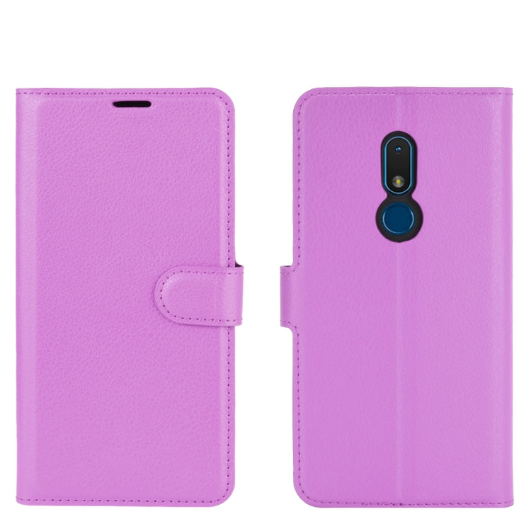 For Nokia C3 Litchi Texture Horizontal Flip Leather Case with Holder & Card Slots & Wallet