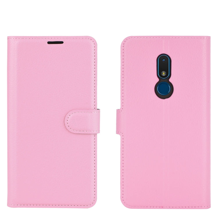 For Nokia C3 Litchi Texture Horizontal Flip Leather Case with Holder & Card Slots & Wallet