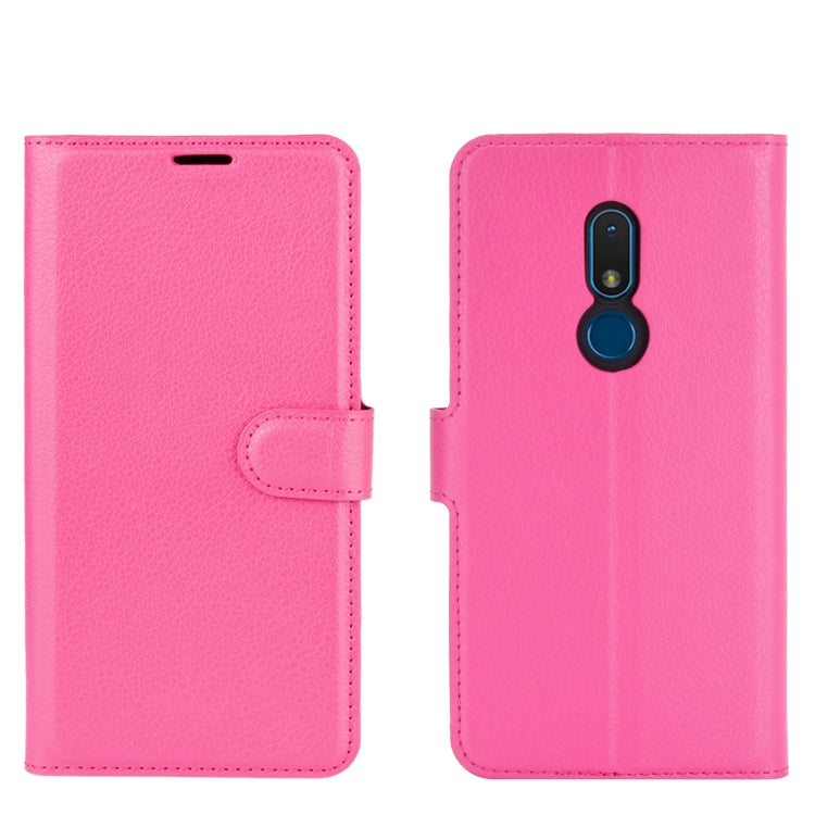 For Nokia C3 Litchi Texture Horizontal Flip Leather Case with Holder & Card Slots & Wallet