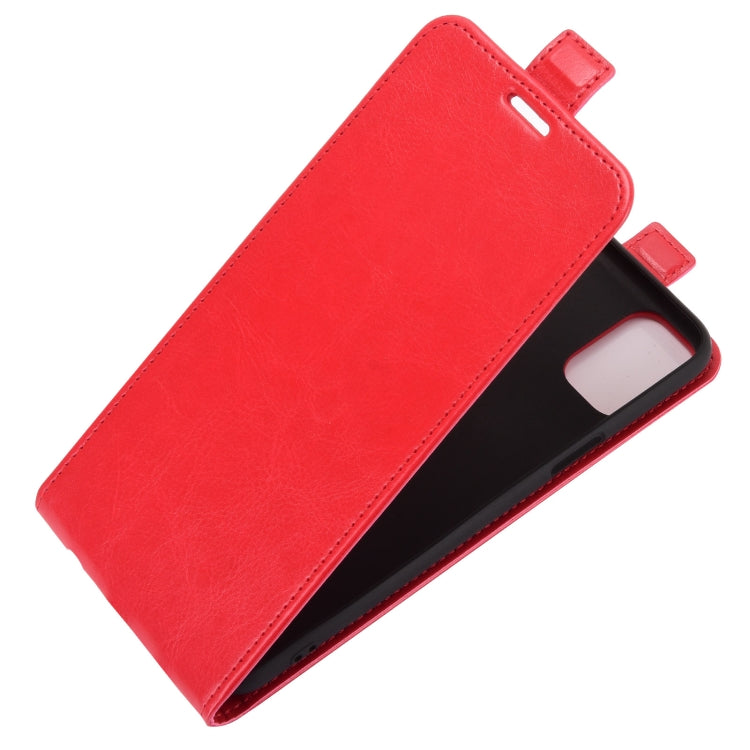 For LG K42 R64 Texture Single Vertical Flip Leather Protective Case with Card Slots & Photo Frame