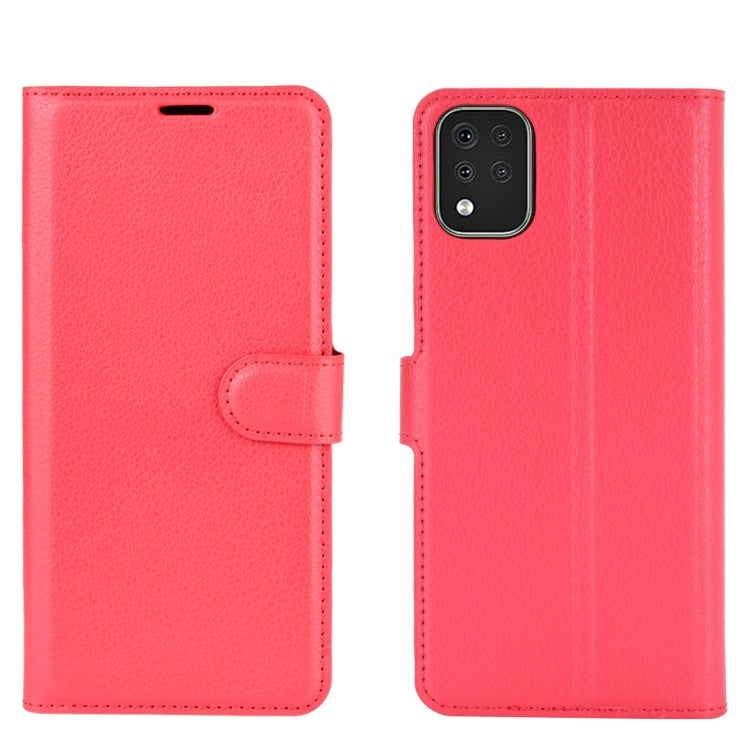 For LG K42 Litchi Texture Horizontal Flip Protective Case with Holder & Card Slots & Wallet