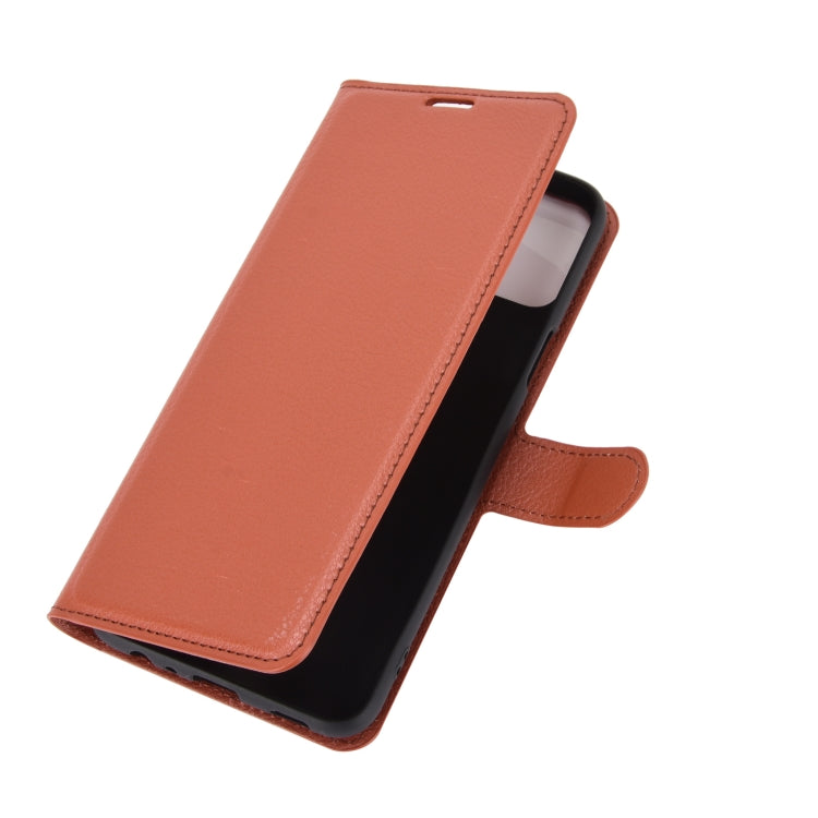 For LG K42 Litchi Texture Horizontal Flip Protective Case with Holder & Card Slots & Wallet