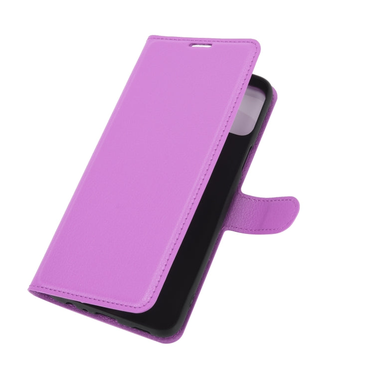 For LG K42 Litchi Texture Horizontal Flip Protective Case with Holder & Card Slots & Wallet