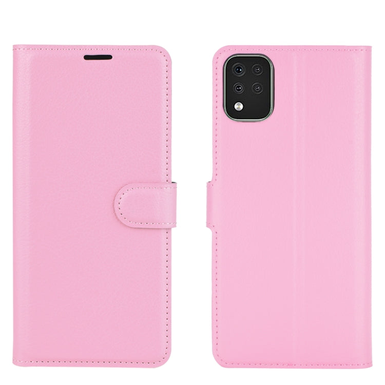 For LG K42 Litchi Texture Horizontal Flip Protective Case with Holder & Card Slots & Wallet