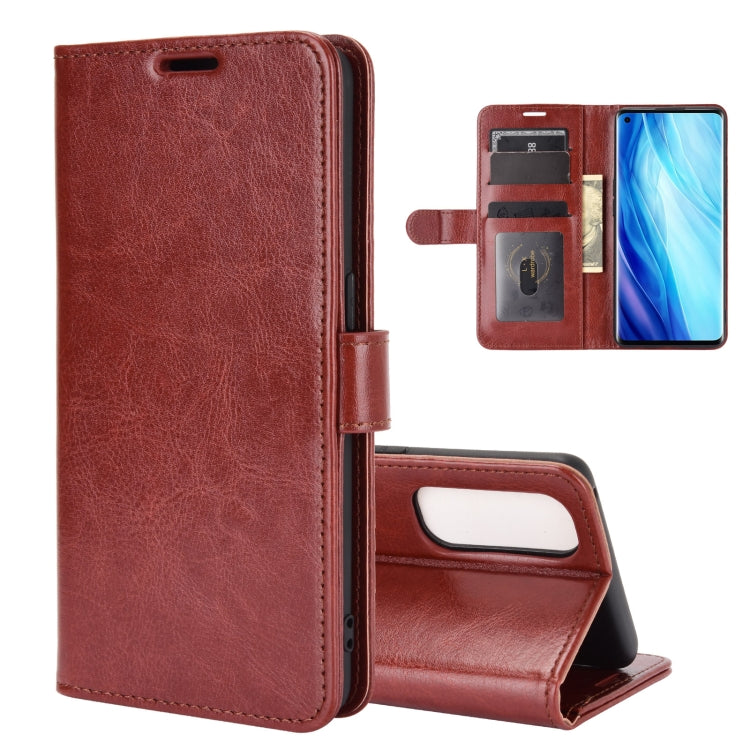 For OPPO Reno 4 Pro 4G R64 Texture Single Horizontal Flip Protective Case with Holder & Card Slots & Wallet& Photo Frame