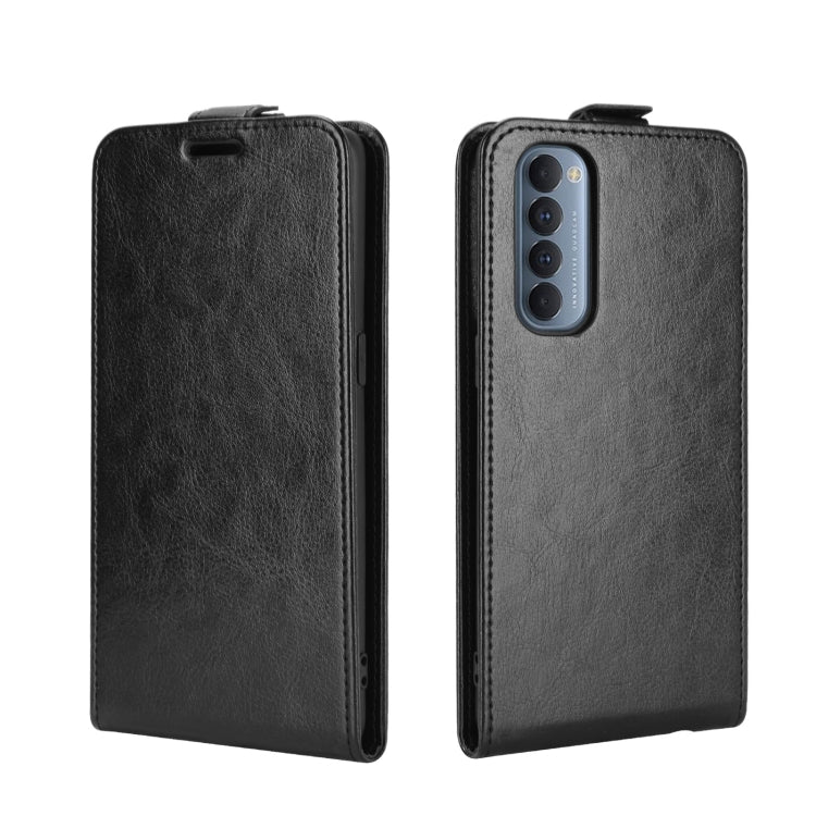 For OPPO Reno4 Pro 4G R64 Texture Single Vertical Flip Leather Protective Case with Card Slots & Photo Frame