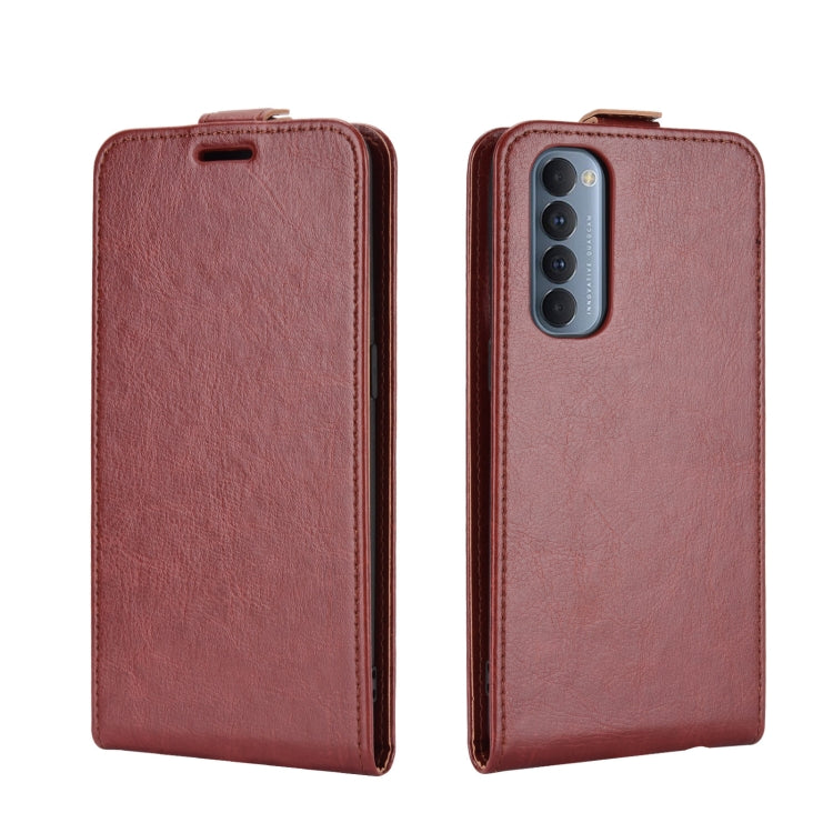 For OPPO Reno4 Pro 4G R64 Texture Single Vertical Flip Leather Protective Case with Card Slots & Photo Frame