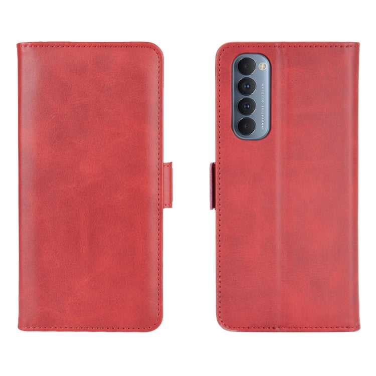 For OPPO Reno4 Pro 4G Dual-side Magnetic Buckle Horizontal Flip Leather Case with Holder & Card Slots & Wallet