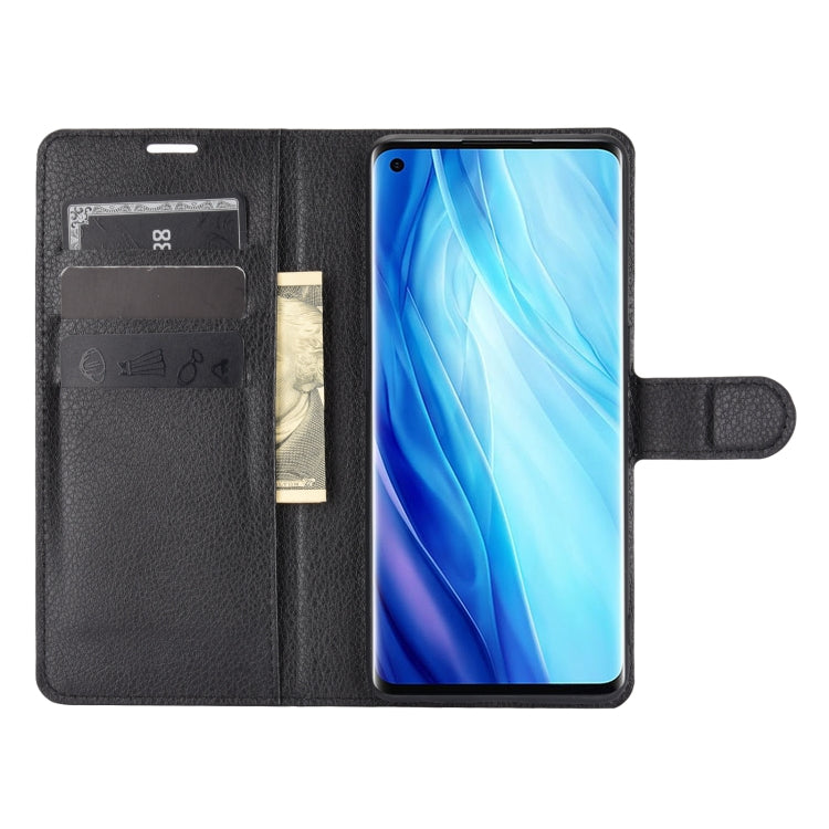 For OPPO Reno4 Pro 4G Litchi Texture Horizontal Flip Protective Case with Holder & Card Slots & Wallet