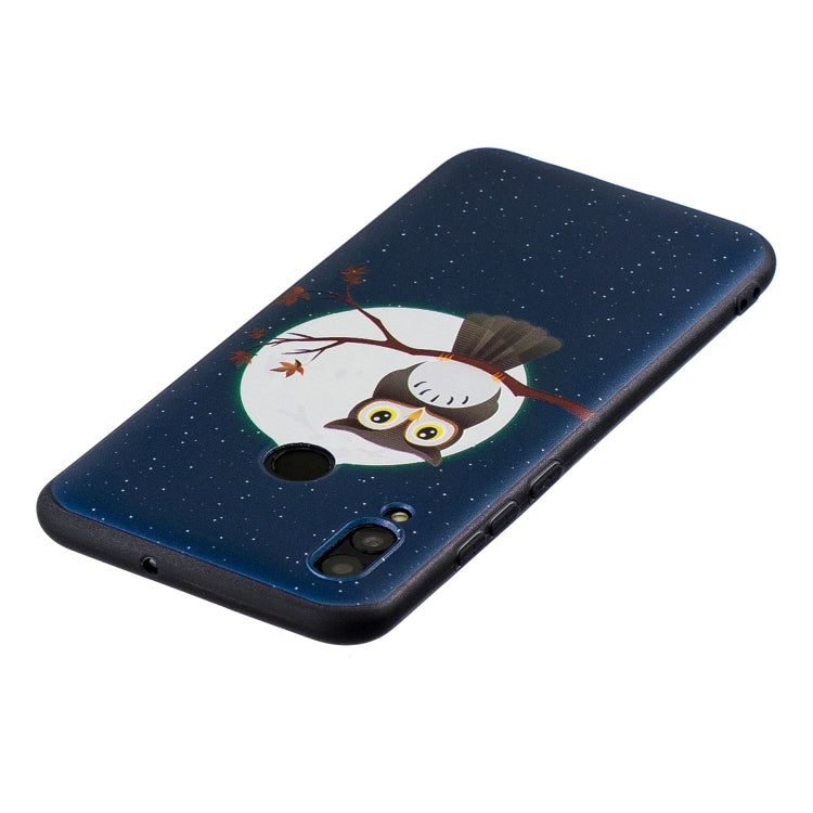 Embossment Patterned TPU Soft Case for Huawei Honor 10 Lite / P Smart 2019