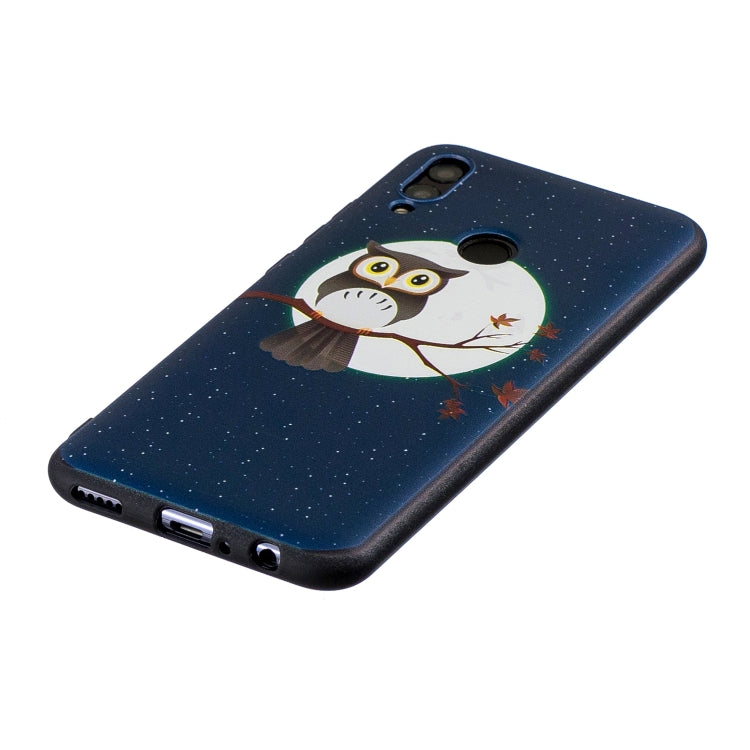 Embossment Patterned TPU Soft Case for Huawei Honor 10 Lite / P Smart 2019