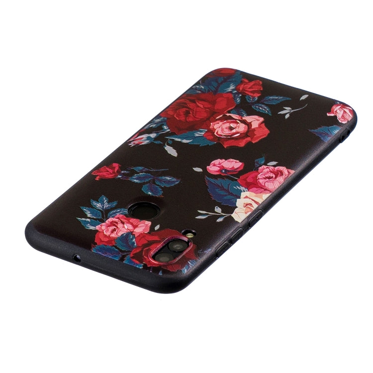 Embossment Patterned TPU Soft Case for Huawei Honor 10 Lite / P Smart 2019