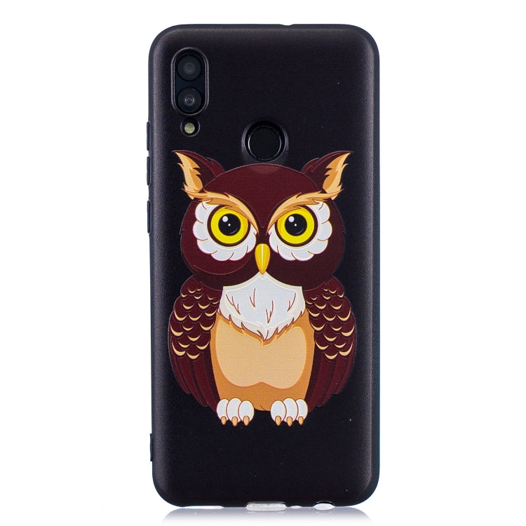Embossment Patterned TPU Soft Case for Huawei Honor 10 Lite / P Smart 2019