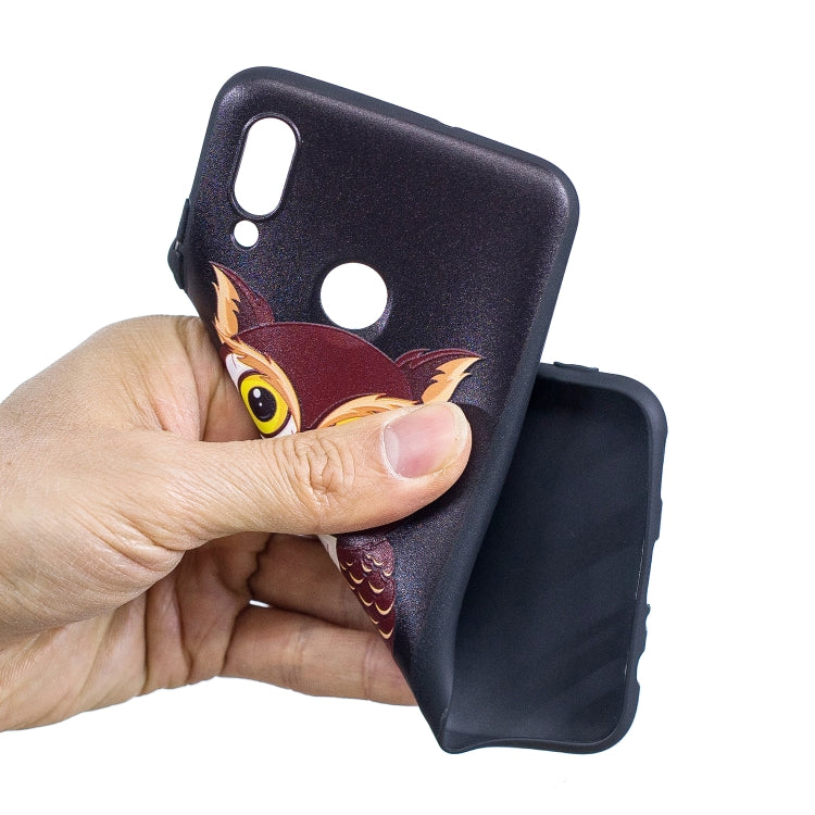 Embossment Patterned TPU Soft Case for Huawei Honor 10 Lite / P Smart 2019