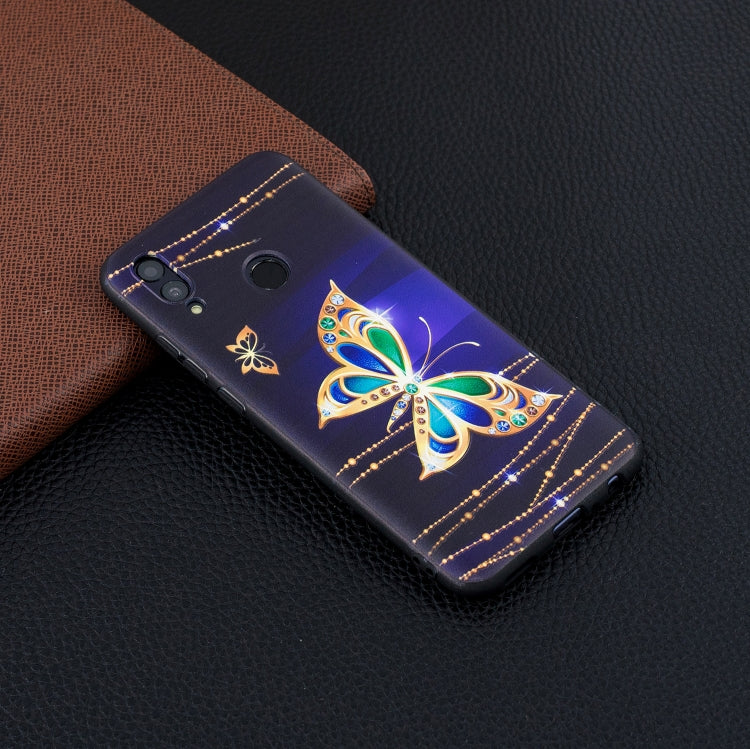 Embossment Patterned TPU Soft Case for Huawei Honor 10 Lite / P Smart 2019