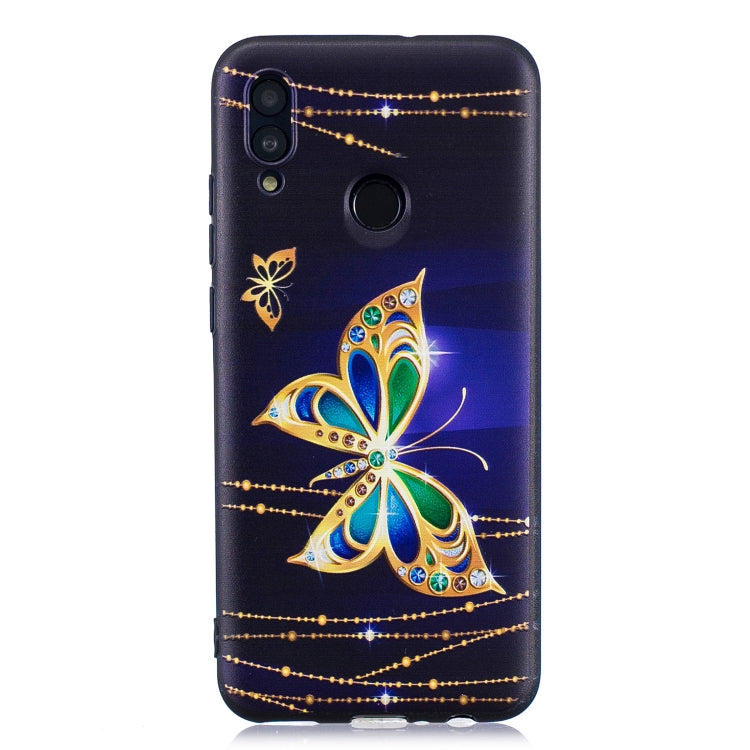 Embossment Patterned TPU Soft Case for Huawei Honor 10 Lite / P Smart 2019