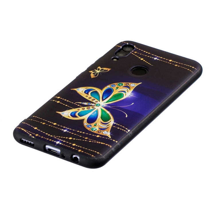 Embossment Patterned TPU Soft Case for Huawei Honor 10 Lite / P Smart 2019