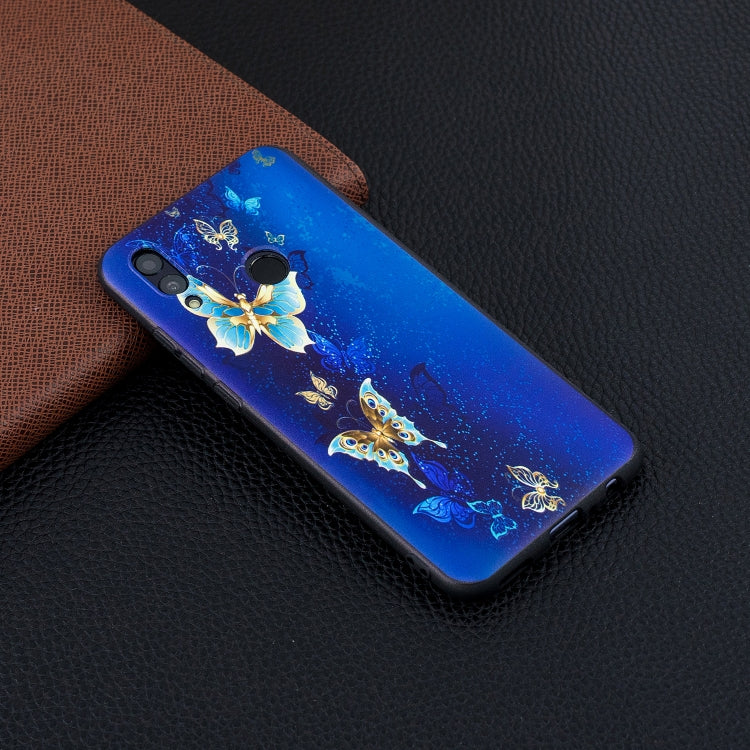 Embossment Patterned TPU Soft Case for Huawei Honor 10 Lite / P Smart 2019