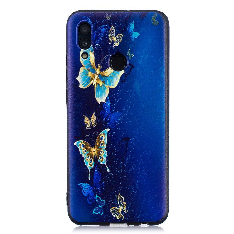 Embossment Patterned TPU Soft Case for Huawei Honor 10 Lite / P Smart 2019