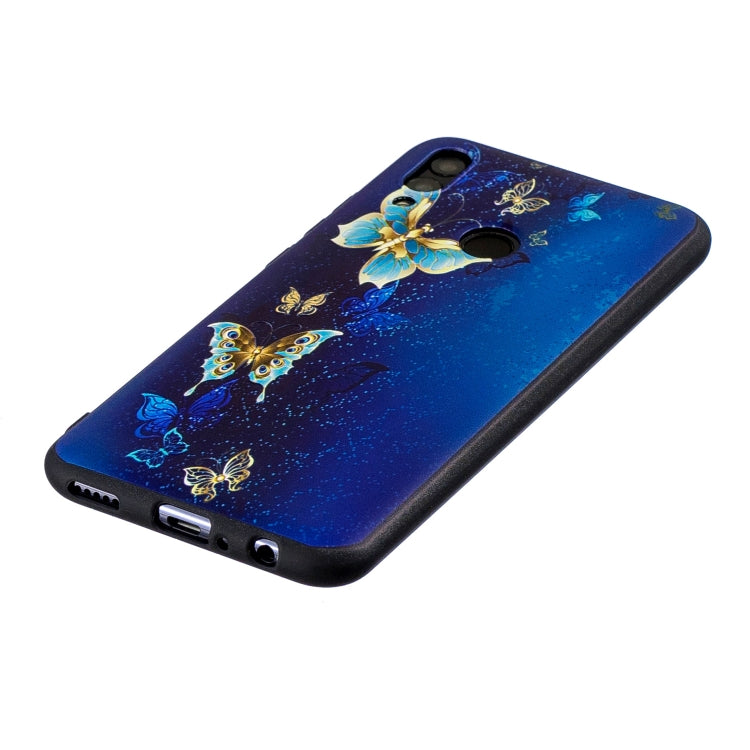 Embossment Patterned TPU Soft Case for Huawei Honor 10 Lite / P Smart 2019