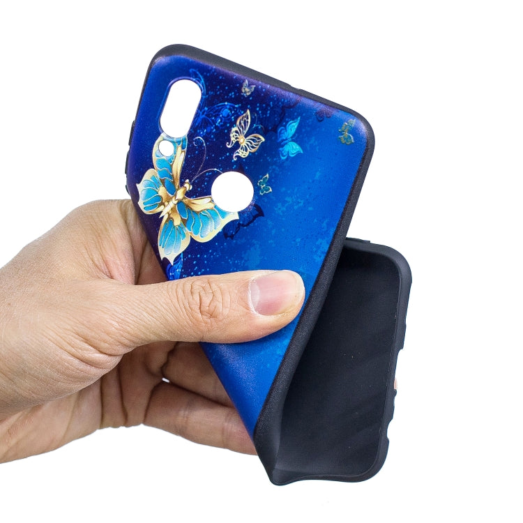 Embossment Patterned TPU Soft Case for Huawei Honor 10 Lite / P Smart 2019