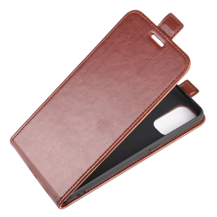 For OPPO Reno4 4G R64 Texture Single Vertical Flip Leather Protective Case with Card Slots & Photo Frame
