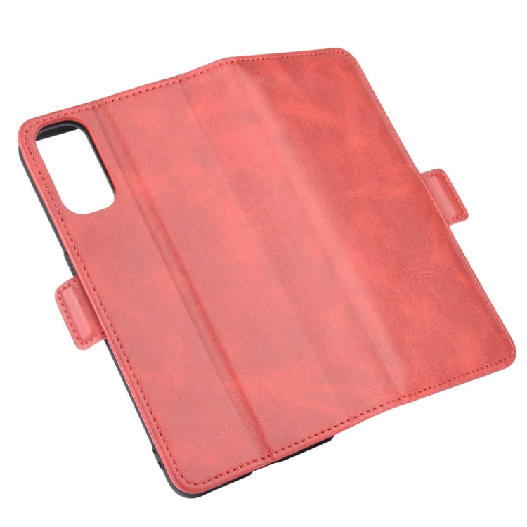 For OPPO Reno4 4G Dual-side Magnetic Buckle Horizontal Flip Leather Case with Holder & Card Slots & Wallet