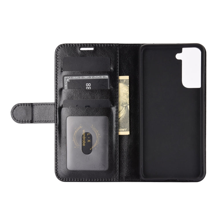 For Samsung Galaxy S21 5G R64 Texture Single Horizontal Flip Protective Case with Holder & Card Slots & Wallet& Photo Frame