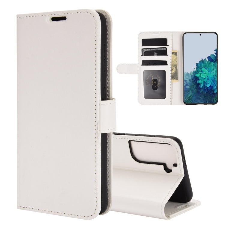 For Samsung Galaxy S21 5G R64 Texture Single Horizontal Flip Protective Case with Holder & Card Slots & Wallet& Photo Frame