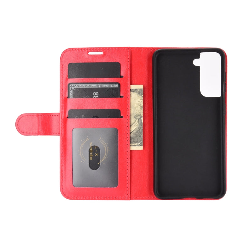 For Samsung Galaxy S21 5G R64 Texture Single Horizontal Flip Protective Case with Holder & Card Slots & Wallet& Photo Frame