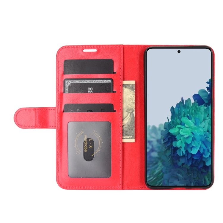 For Samsung Galaxy S21 5G R64 Texture Single Horizontal Flip Protective Case with Holder & Card Slots & Wallet& Photo Frame