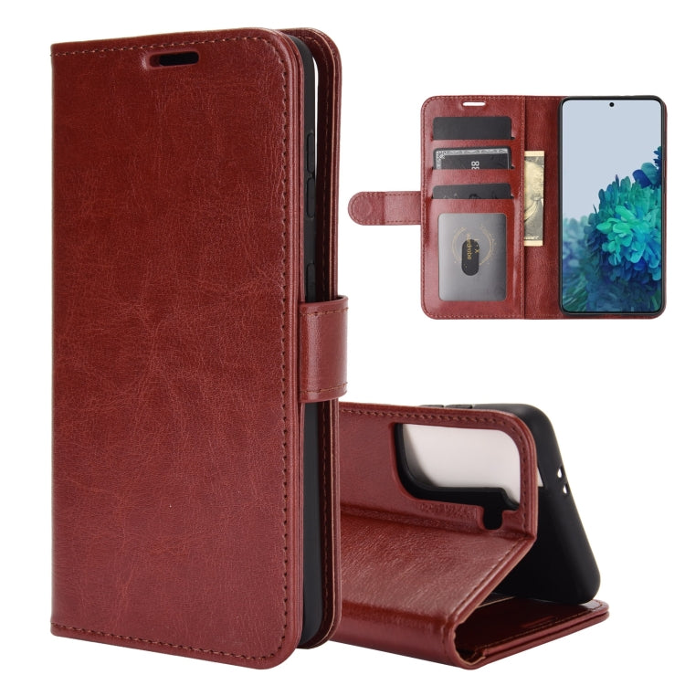 For Samsung Galaxy S21 5G R64 Texture Single Horizontal Flip Protective Case with Holder & Card Slots & Wallet& Photo Frame