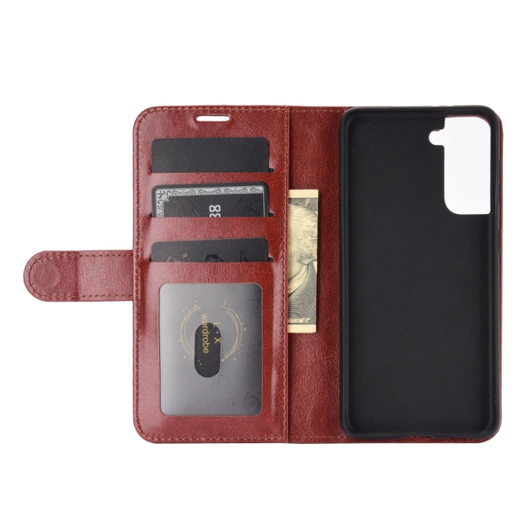 For Samsung Galaxy S21 5G R64 Texture Single Horizontal Flip Protective Case with Holder & Card Slots & Wallet& Photo Frame