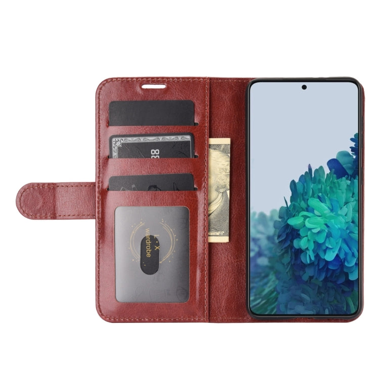 For Samsung Galaxy S21 5G R64 Texture Single Horizontal Flip Protective Case with Holder & Card Slots & Wallet& Photo Frame