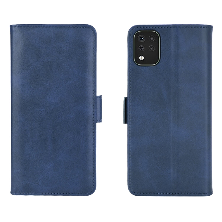 For LG K42 Dual-side Magnetic Buckle Horizontal Flip Leather Case with Holder & Card Slots & Wallet