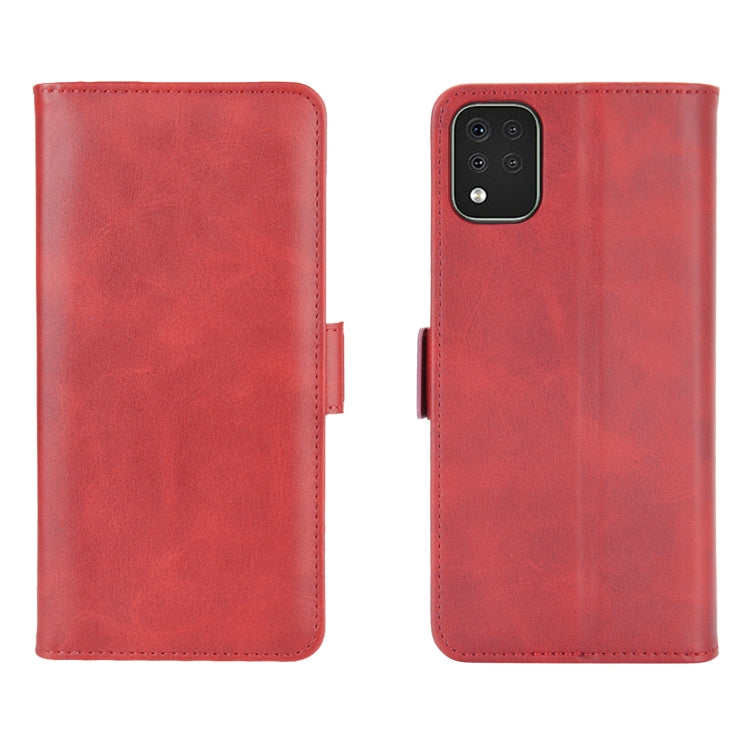 For LG K42 Dual-side Magnetic Buckle Horizontal Flip Leather Case with Holder & Card Slots & Wallet