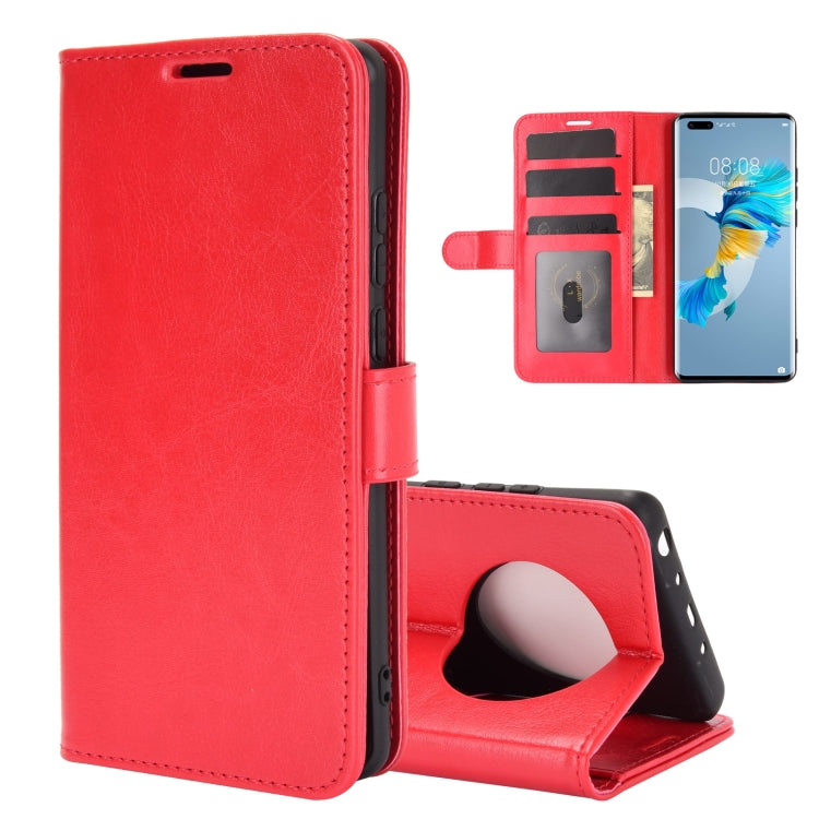For Huawei Mate 40 Pro R64 Texture Single Horizontal Flip Protective Case with Holder & Card Slots & Wallet& Photo Frame
