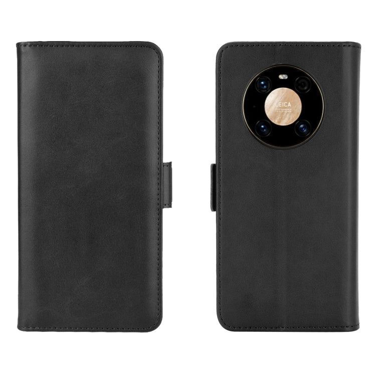 For Huawei Mate 40 Pro Dual-side Magnetic Buckle Horizontal Flip Leather Case with Holder & Card Slots & Wallet