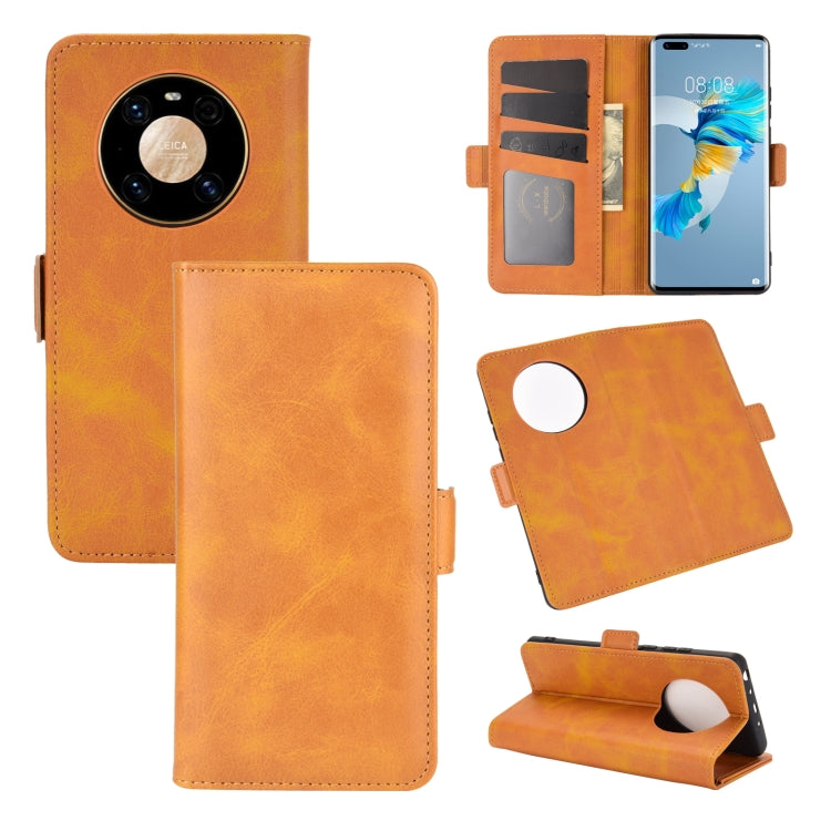 For Huawei Mate 40 Pro Dual-side Magnetic Buckle Horizontal Flip Leather Case with Holder & Card Slots & Wallet