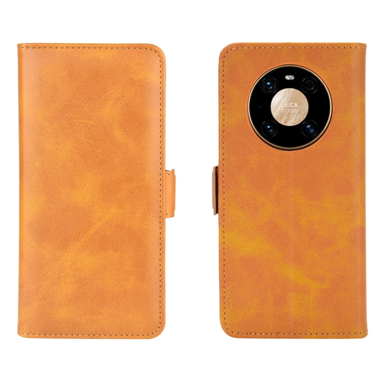 For Huawei Mate 40 Pro Dual-side Magnetic Buckle Horizontal Flip Leather Case with Holder & Card Slots & Wallet