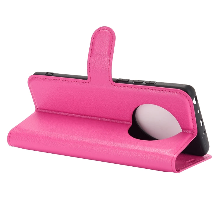 For Huawei Mate 40 Pro Litchi Texture Horizontal Flip Protective Case with Holder & Card Slots & Wallet