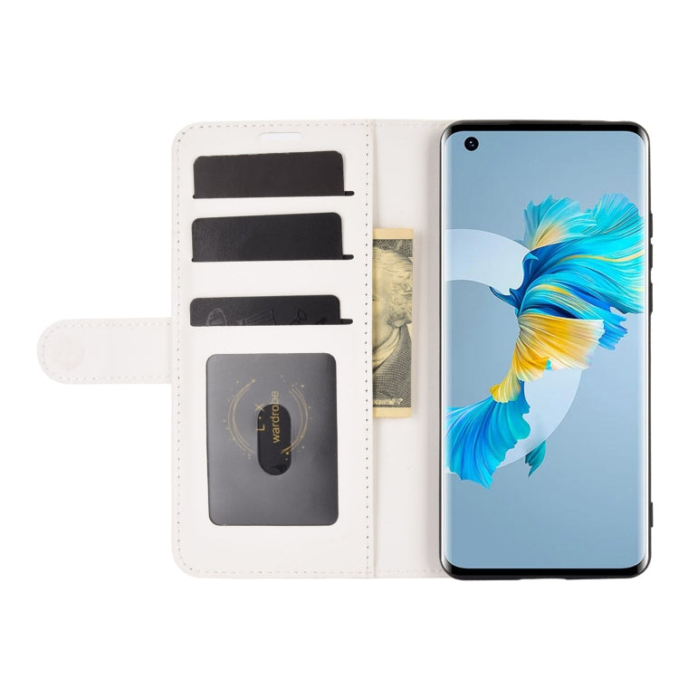 For Huawei Mate 40 R64 Texture Single Horizontal Flip Protective Case with Holder & Card Slots & Wallet& Photo Frame