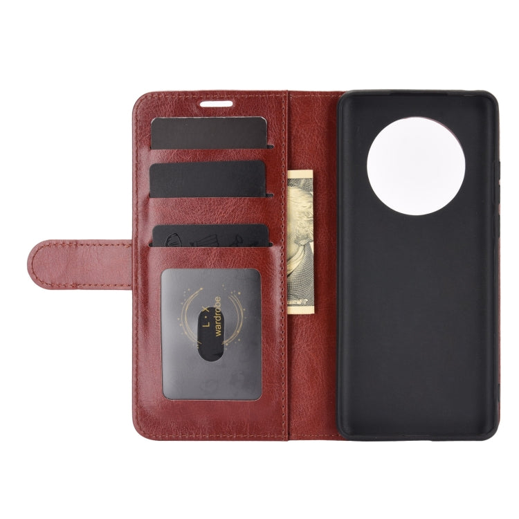 For Huawei Mate 40 R64 Texture Single Horizontal Flip Protective Case with Holder & Card Slots & Wallet& Photo Frame