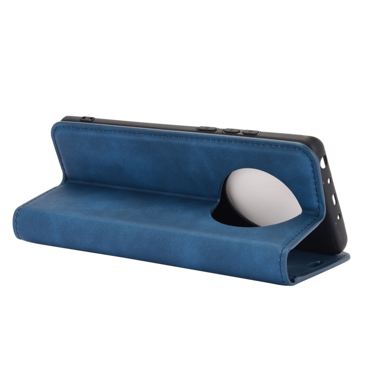 For Huawei Mate 40 Retro-skin Business Magnetic Suction Leather Case with Holder & Card Slots & Wallet