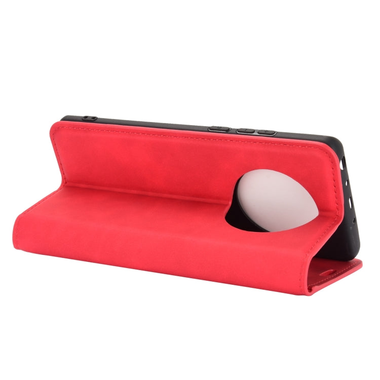 For Huawei Mate 40 Retro-skin Business Magnetic Suction Leather Case with Holder & Card Slots & Wallet