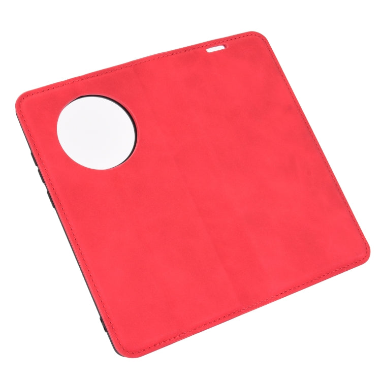 For Huawei Mate 40 Retro-skin Business Magnetic Suction Leather Case with Holder & Card Slots & Wallet