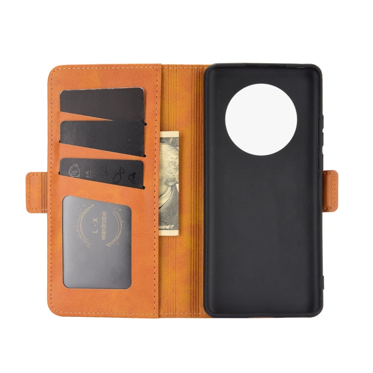 For Huawei Mate 40 Dual-side Magnetic Buckle Horizontal Flip Leather Case with Holder & Card Slots & Wallet