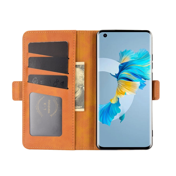 For Huawei Mate 40 Dual-side Magnetic Buckle Horizontal Flip Leather Case with Holder & Card Slots & Wallet