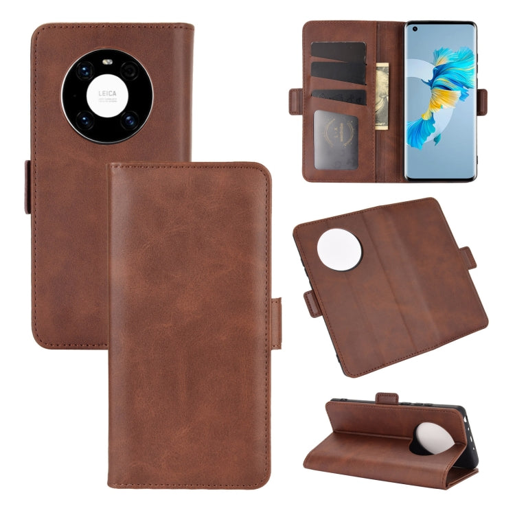 For Huawei Mate 40 Dual-side Magnetic Buckle Horizontal Flip Leather Case with Holder & Card Slots & Wallet