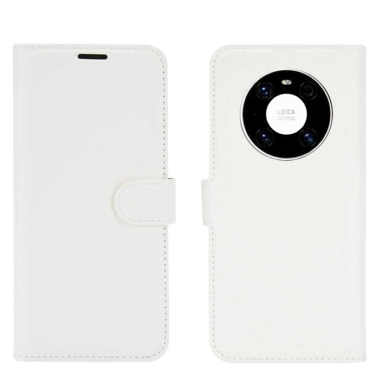 For Huawei Mate 40 Litchi Texture Horizontal Flip Protective Case with Holder & Card Slots & Wallet